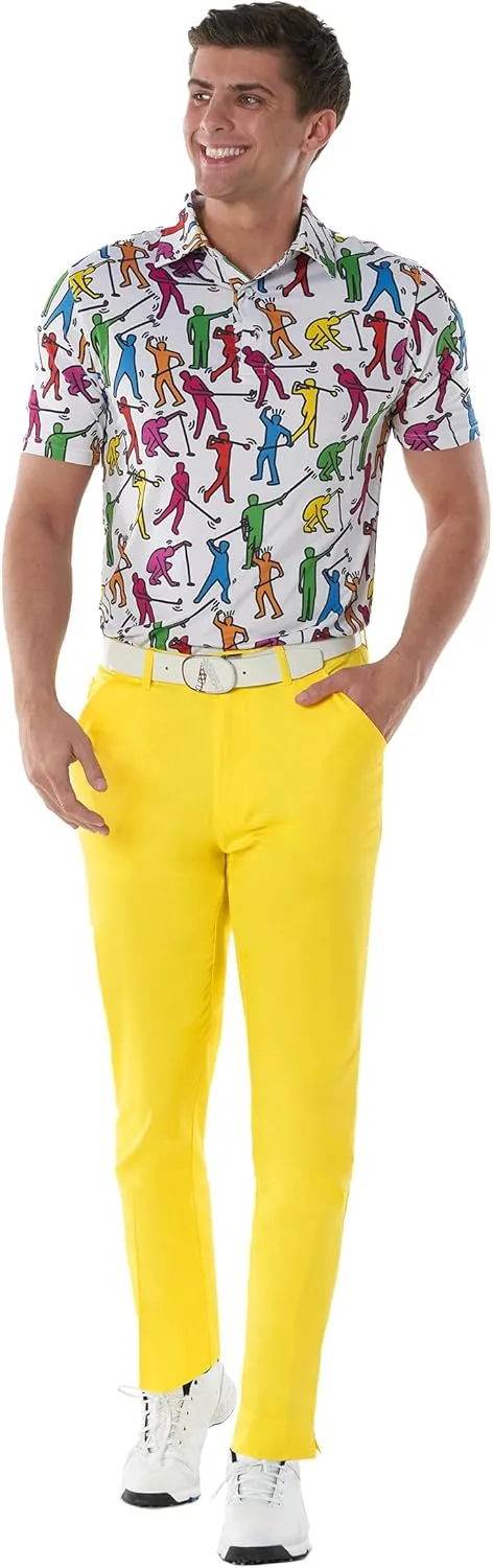 Royal & Awesome Men's Golf Pants, Golf Pants Men Stretch Relaxed Fit