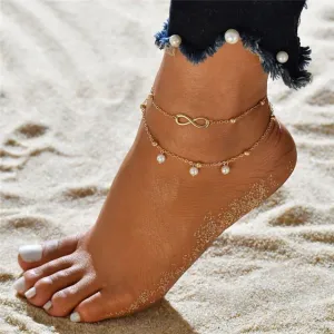 Save Sea Life Jewelry | Pearl Drop Anklet