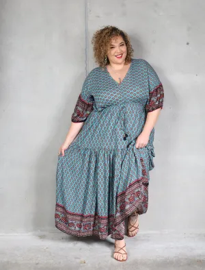 Senorita Dress - Aqua