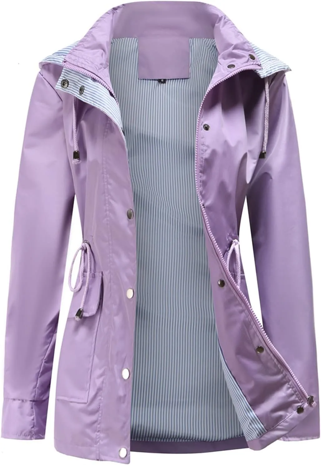 Shacket Jacket Women Fashion Hood Windbreaker Winter Jackets For Women Cotton-padded Coats Button Slim Jacket