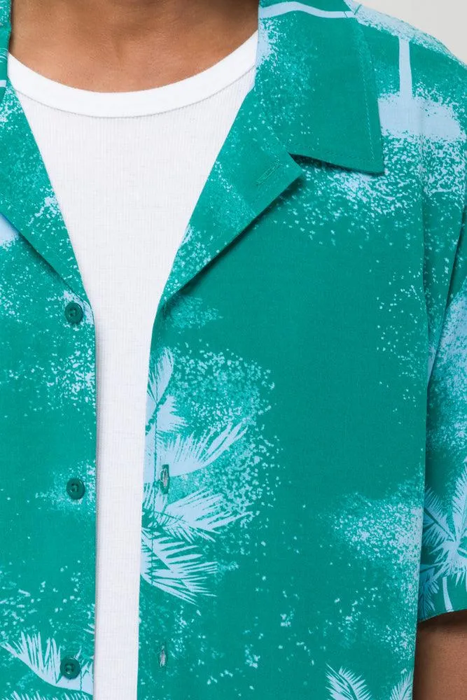 Short Sleeve Shirt Teal