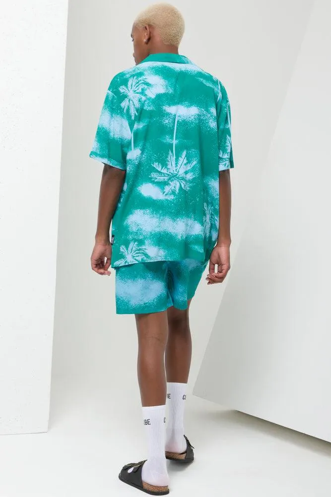 Short Sleeve Shirt Teal