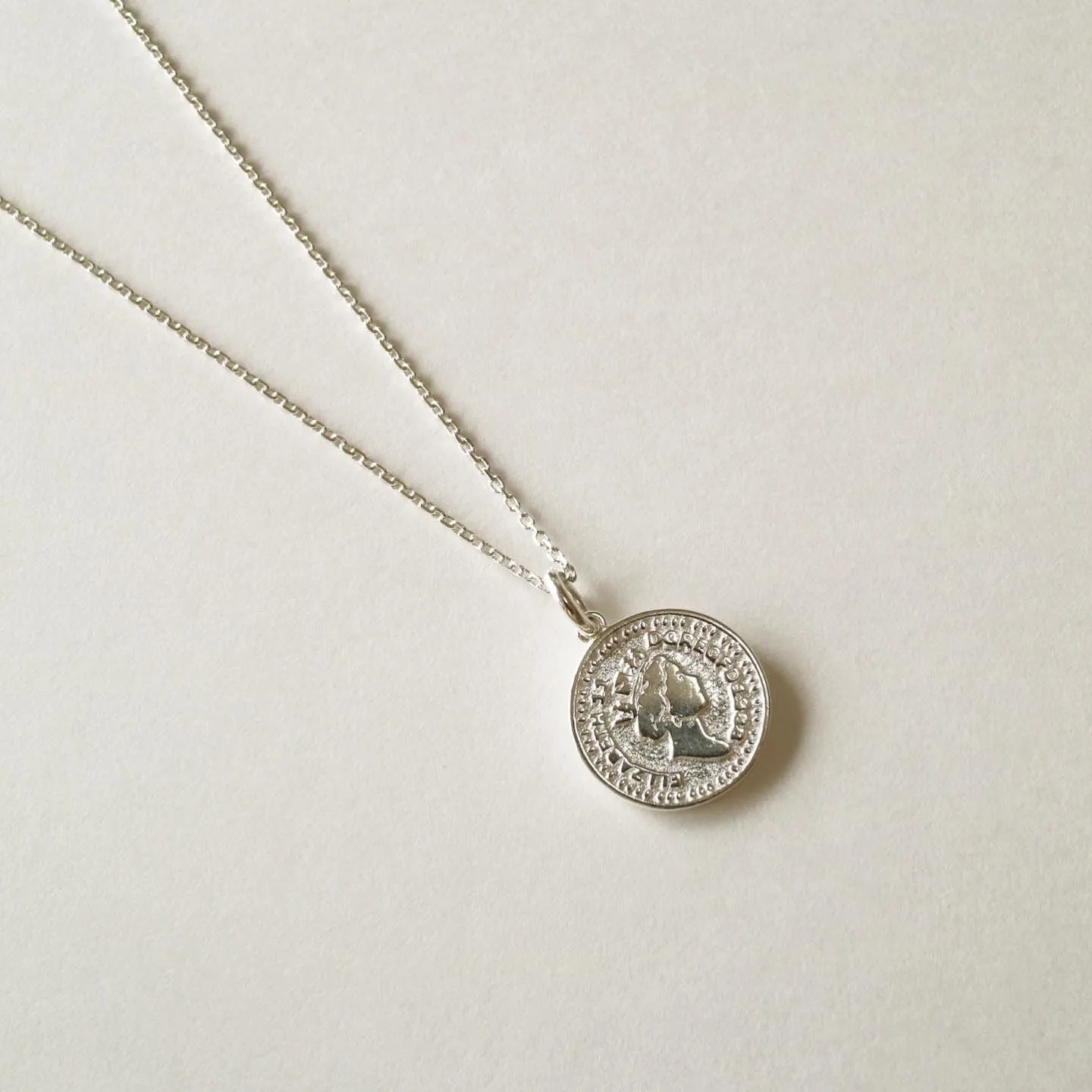 Silver925 Coin Necklace N016