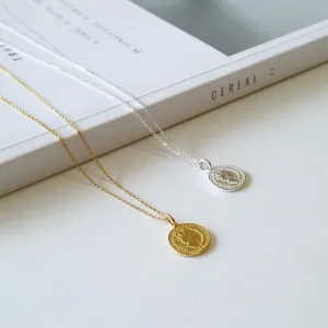 Silver925 Coin Necklace N016