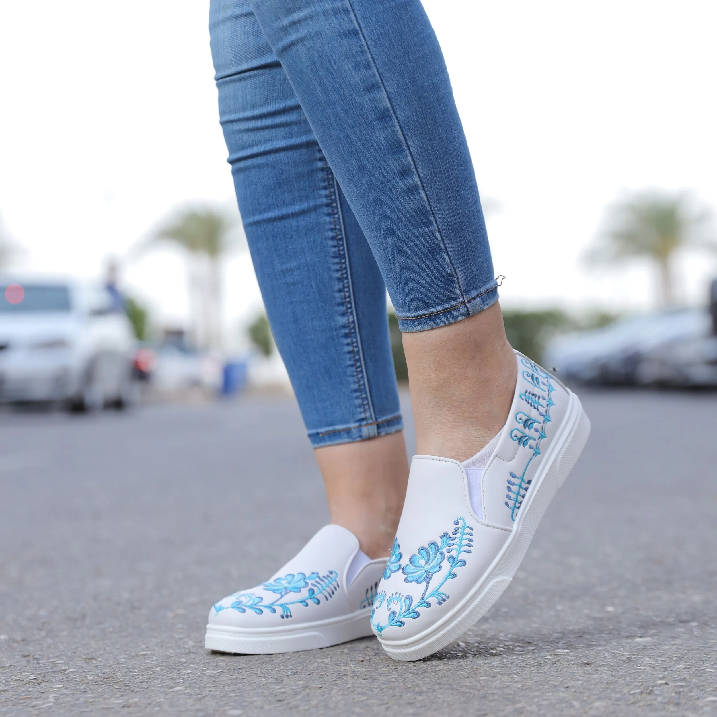 Skyflower Slip On Sneakers