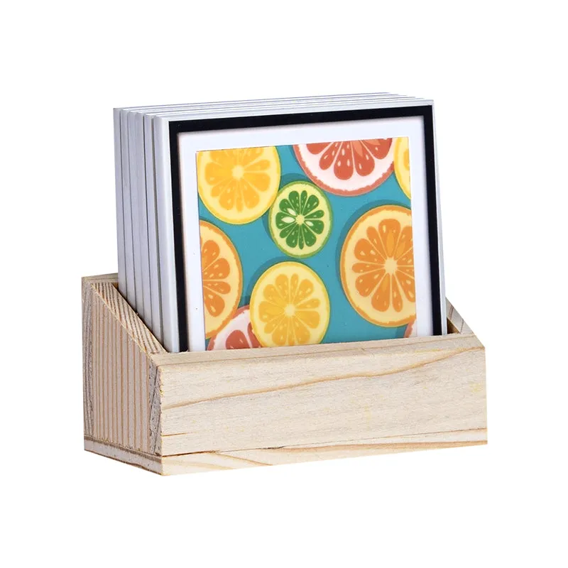 Slice Fruit Coaster - Set Of Six