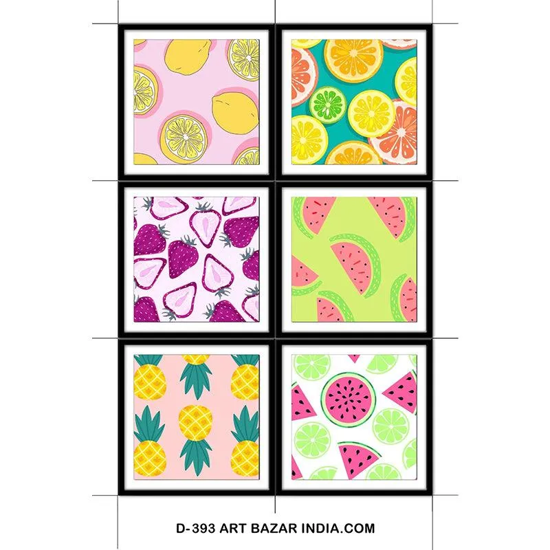 Slice Fruit Coaster - Set Of Six