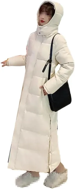 Slim Long Hooded Parkas Winter Casual Thicken Coats Snow Wear Warm Cotton Padded Jackets Women Windbreak Coats