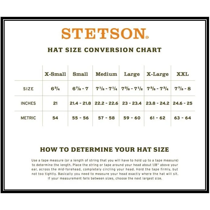 Stetson White Fish Straw Hat
