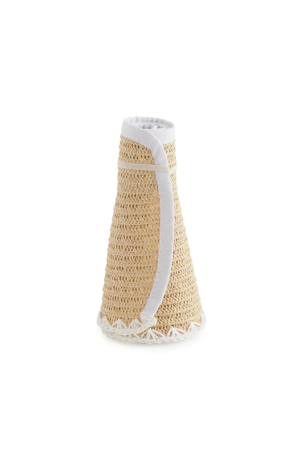 straw foldable visor