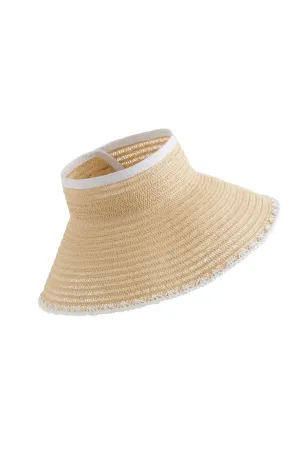 straw foldable visor
