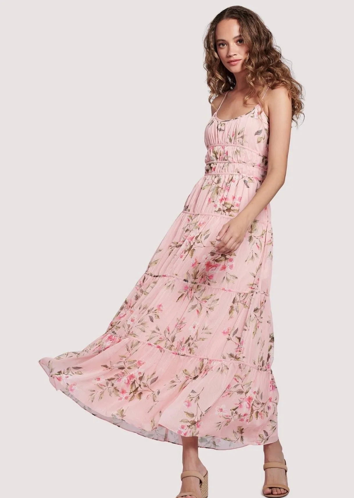 Sunset Fleurs Maxi Dress