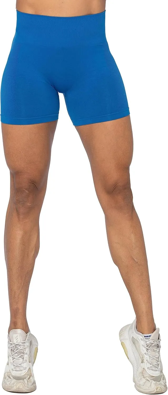 Sunzel Butt Scrunch Seamless Shorts, Womens 5 Inch Workout Shorts High Waist Stretch Booty Short for Gym/Yoga/Running/Biking