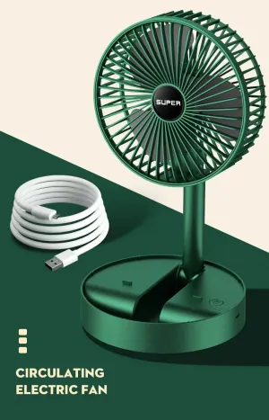 Telescopic Mini Foldable Fan