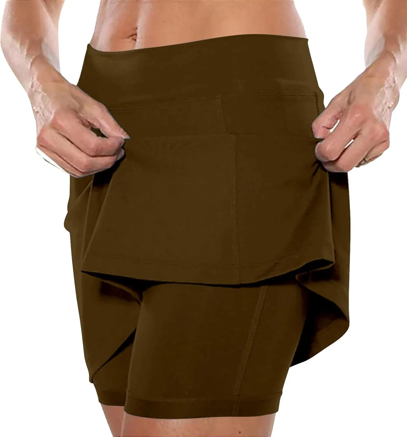 Tennis Skirts for Women high Waisted Ruffle Cotton Ribbed Bike Shorts Women Plus Size Slip Shorts for Women 4x-5x