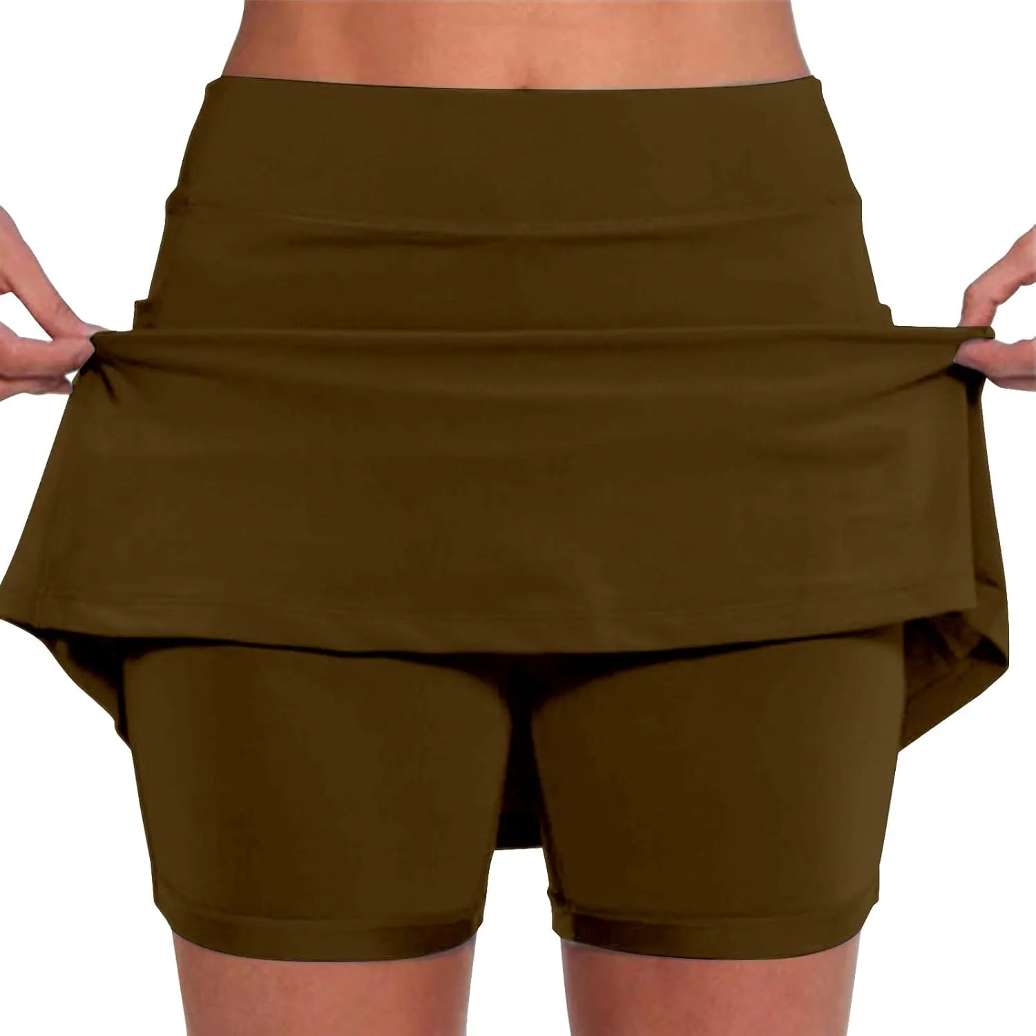 Tennis Skirts for Women high Waisted Ruffle Cotton Ribbed Bike Shorts Women Plus Size Slip Shorts for Women 4x-5x