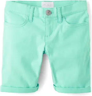 The Children's Place Girls' Solid Skimmer Shorts