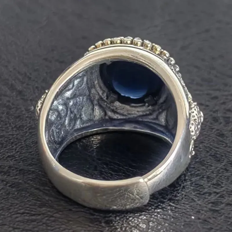 The Kraken of the Depths S925 Sterling Silver Rings Zircon Octopus