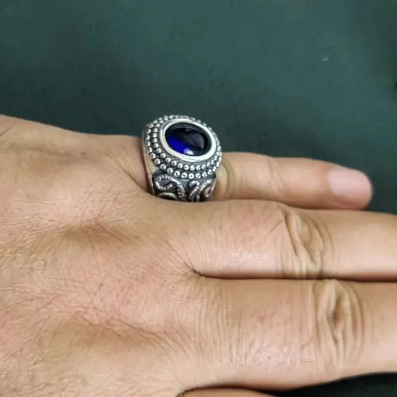The Kraken of the Depths S925 Sterling Silver Rings Zircon Octopus