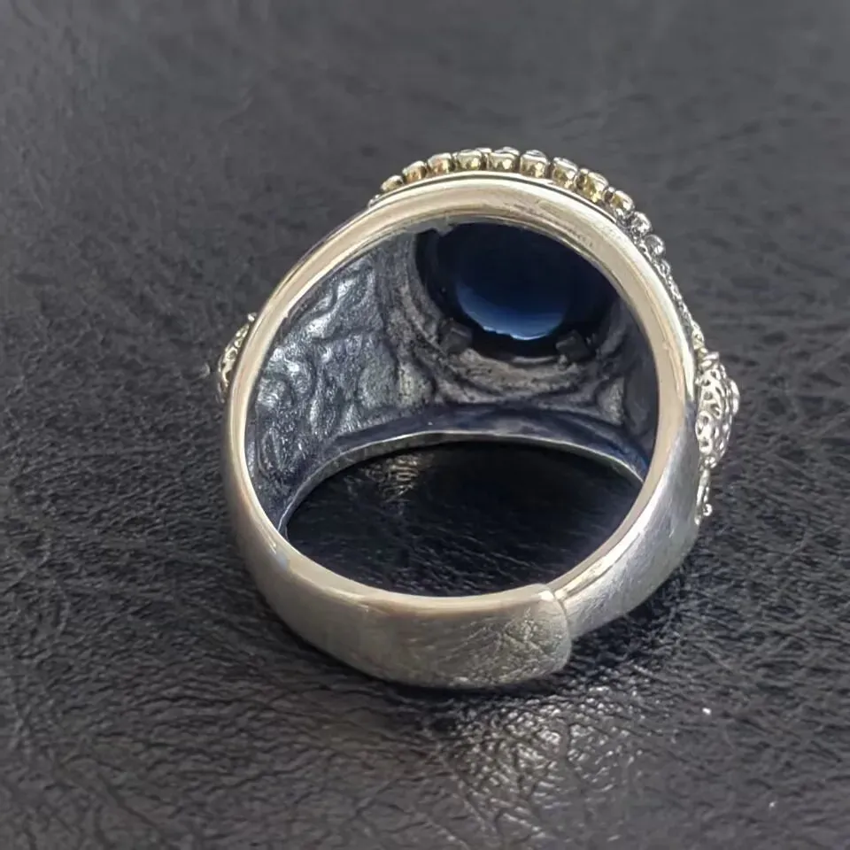The Kraken of the Depths S925 Sterling Silver Rings Zircon Octopus