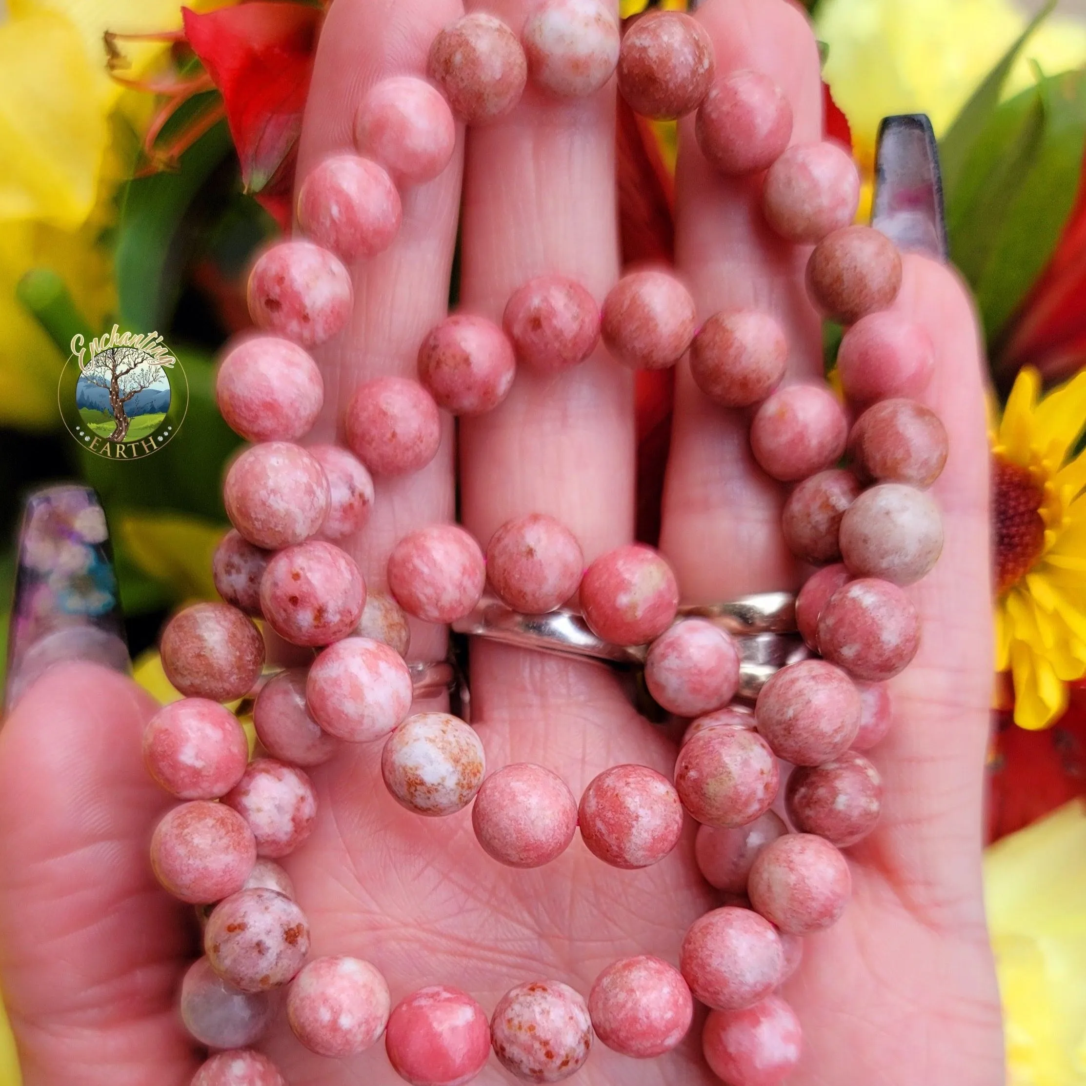 Thulite Bracelet for Attraction, Love and Self Confidence