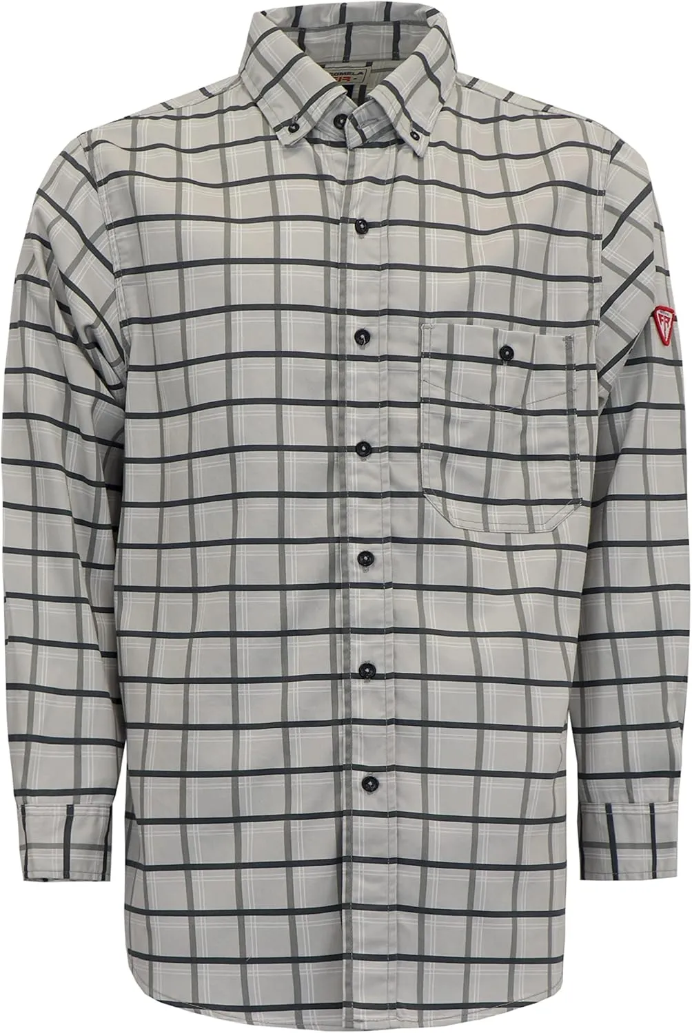 TICOMELA FR Shirt for Men Flame Resistant Shirts 6.5oz Light Weight Plaid Men's Fire Retardant Shirts