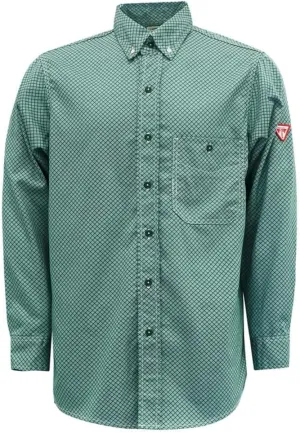 TICOMELA FR Shirt for Men Flame Resistant Shirts 6.5oz Light Weight Plaid Men's Fire Retardant Shirts