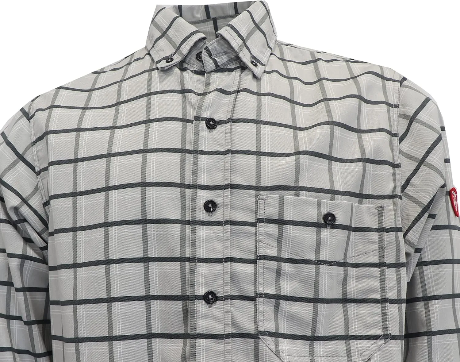 TICOMELA FR Shirt for Men Flame Resistant Shirts 6.5oz Light Weight Plaid Men's Fire Retardant Shirts