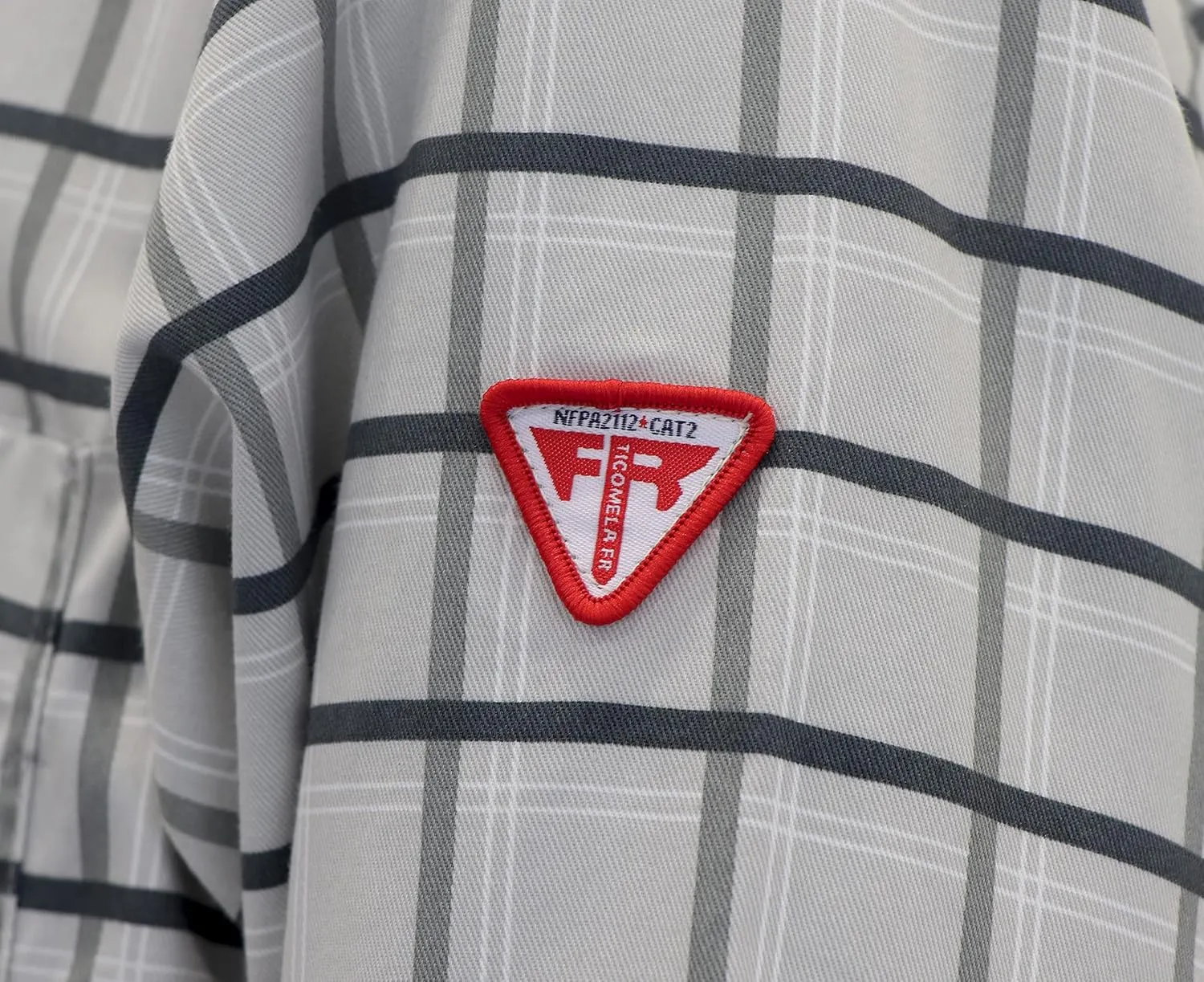 TICOMELA FR Shirt for Men Flame Resistant Shirts 6.5oz Light Weight Plaid Men's Fire Retardant Shirts