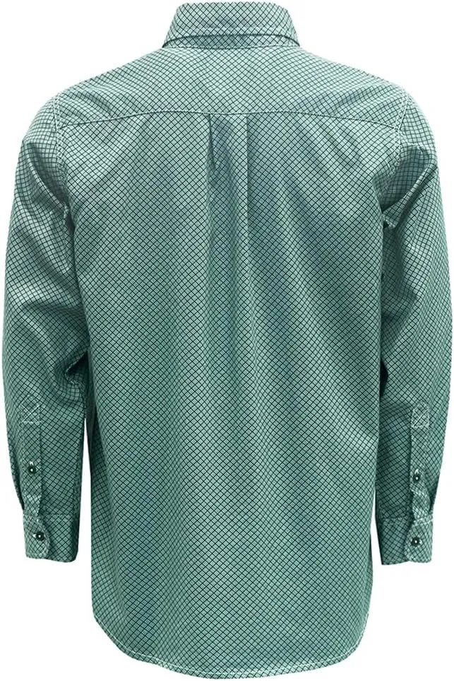 TICOMELA FR Shirt for Men Flame Resistant Shirts 6.5oz Light Weight Plaid Men's Fire Retardant Shirts