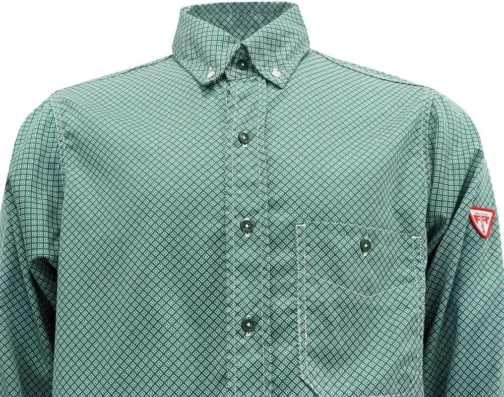 TICOMELA FR Shirt for Men Flame Resistant Shirts 6.5oz Light Weight Plaid Men's Fire Retardant Shirts