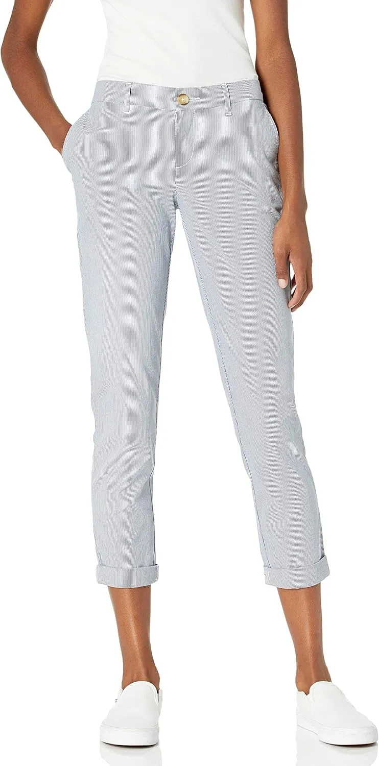 Tommy Hilfiger Relaxed Fit Hampton Chino Pant Standard and Plus Size Women's