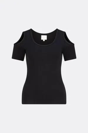 Tura Cold Shoulder Black Night
