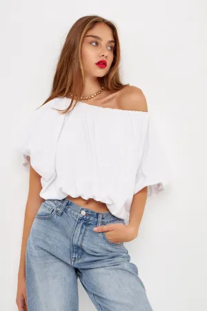 Two-way Neckline Balloon T-Shirts