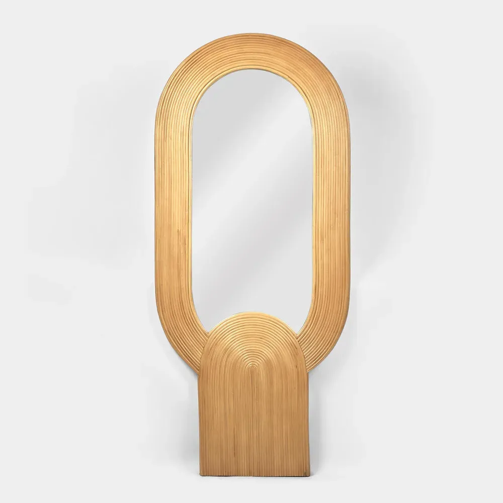 ULI FLOOR MIRROR: NATURAL
