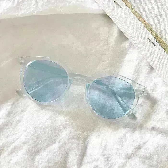 Unisex sunglasses round frame  Glass