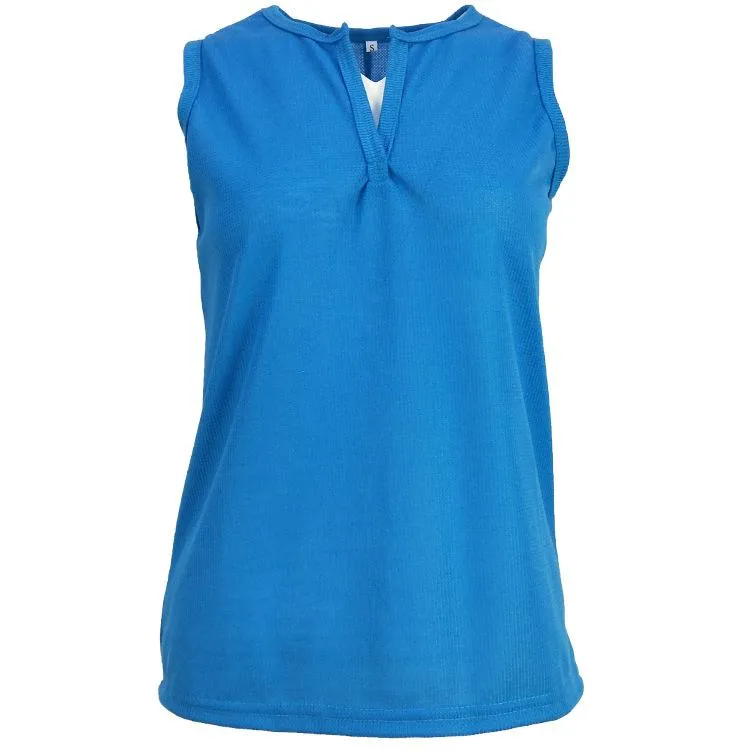 V-neck Pure Color T-shirt