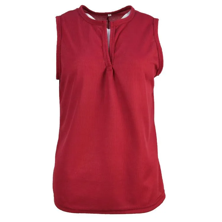 V-neck Pure Color T-shirt