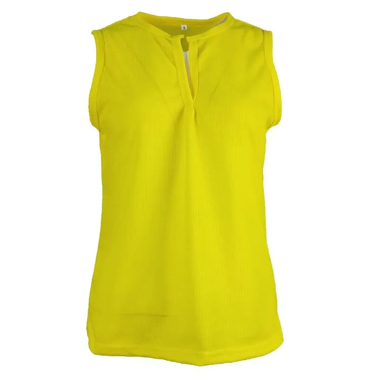V-neck Pure Color T-shirt