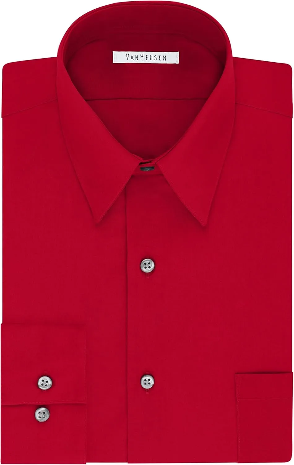 Van Heusen Men's BIG FIT Dress Shirts Poplin (Big and Tall)