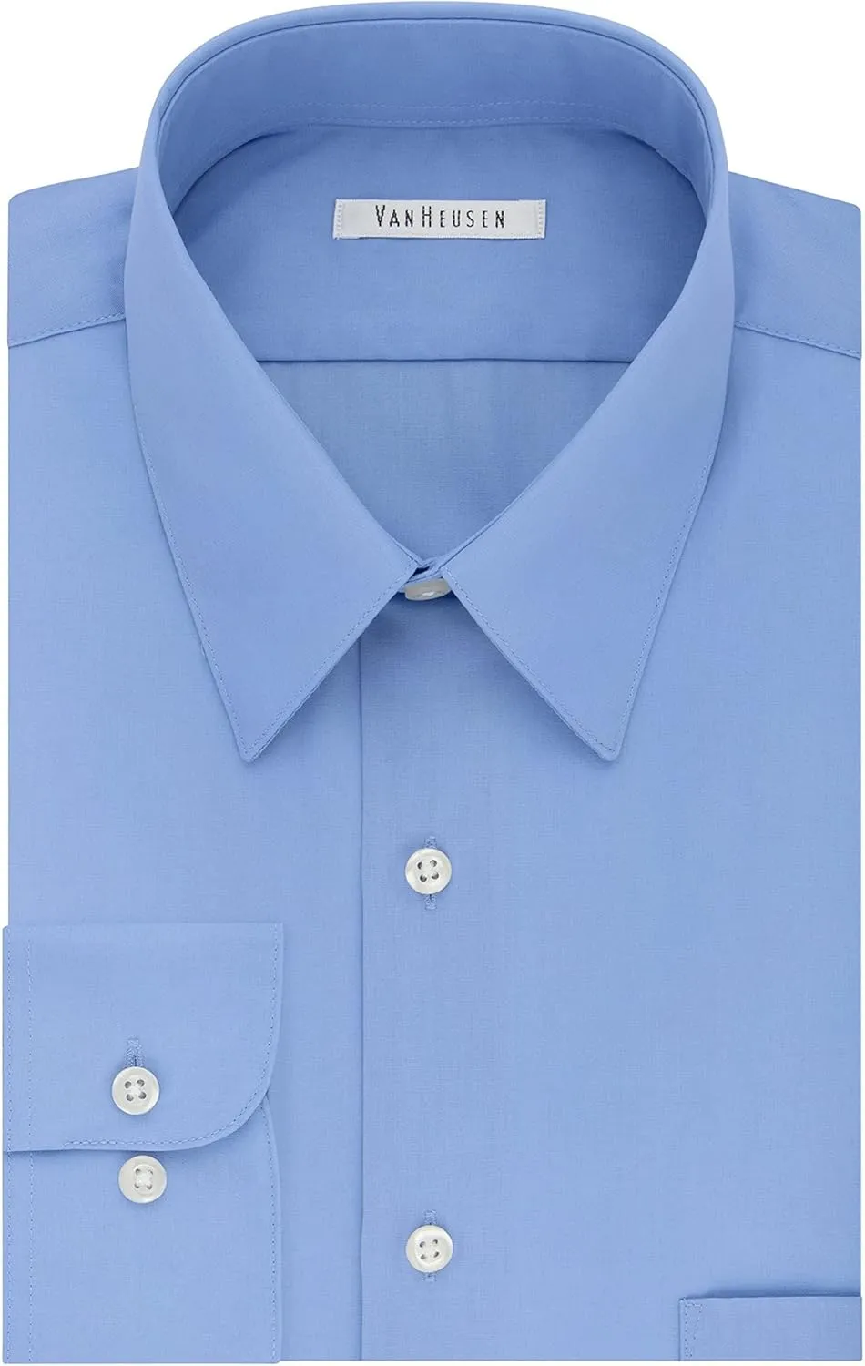 Van Heusen Men's BIG FIT Dress Shirts Poplin (Big and Tall)