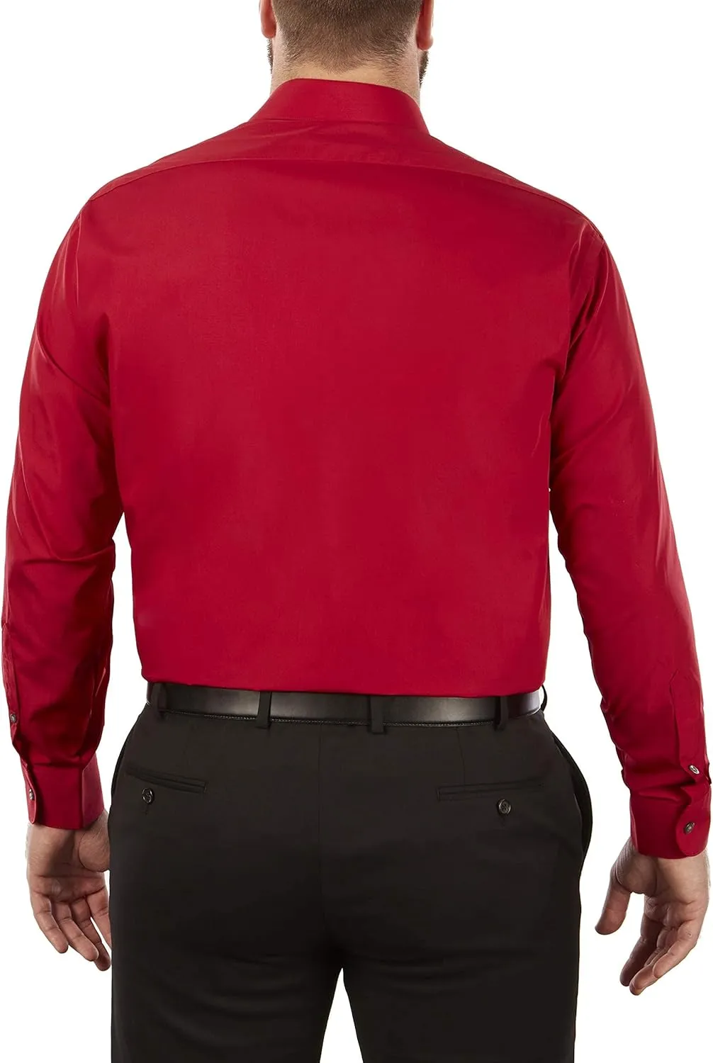 Van Heusen Men's BIG FIT Dress Shirts Poplin (Big and Tall)