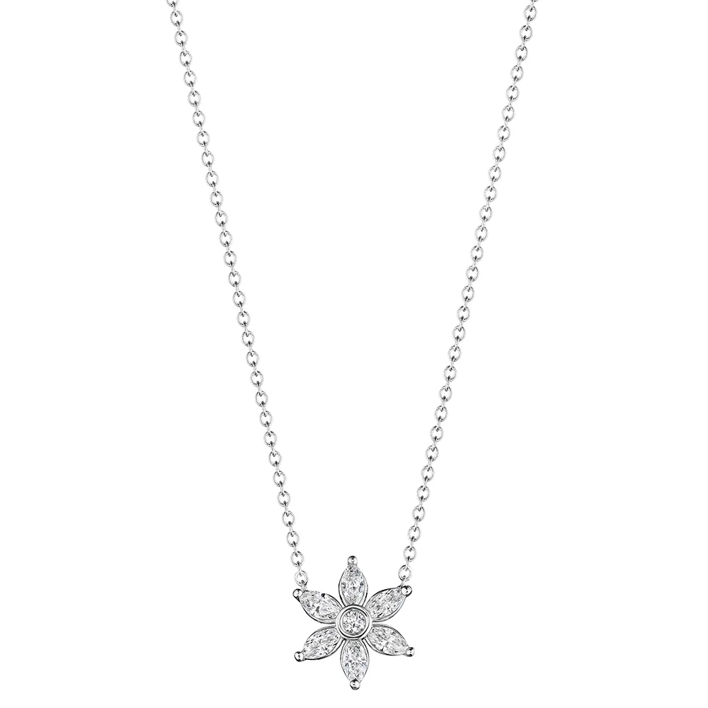 Verragio Hera Marquise Diamond Flower Pendant