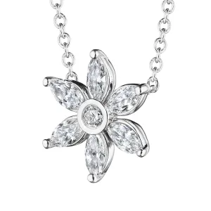 Verragio Hera Marquise Diamond Flower Pendant