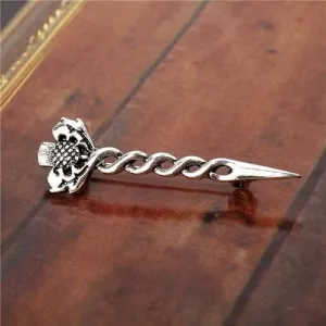 Vintage Brooches Pins Scottish Thistle Kilt Brooch or Cloak Pin