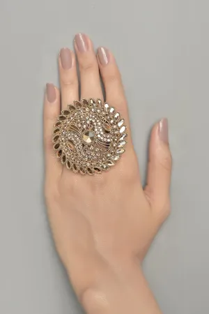 Whimsical Ring Vol-01-OLJ-445-Golden