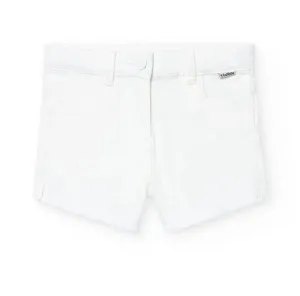 White Denim Shorts