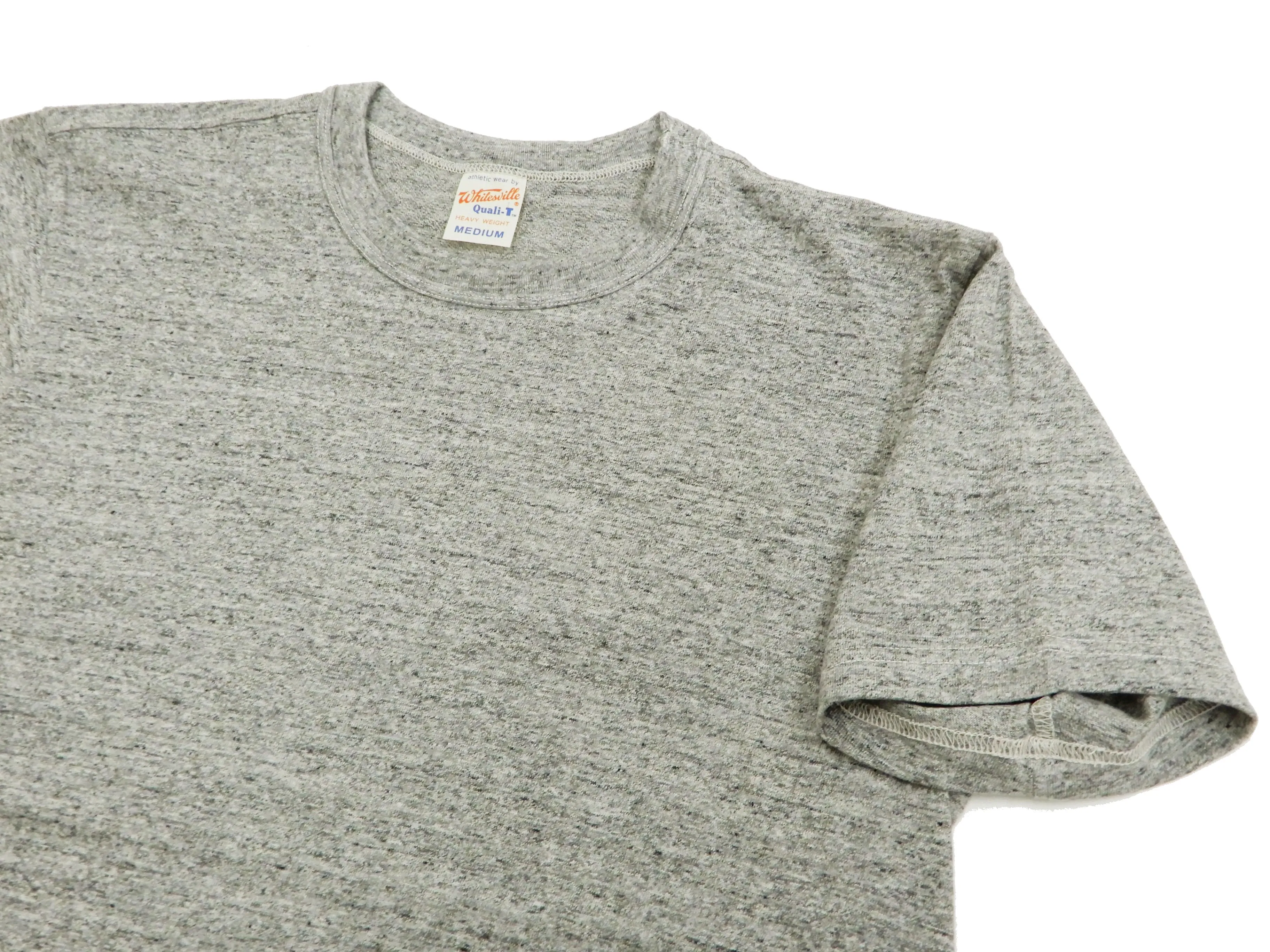 Whitesville 2-Pack T-shirts Men's Plain Short Sleeve Loopwheeled Tees by Toyo Enterprises WV73544 113 Heather-Gray