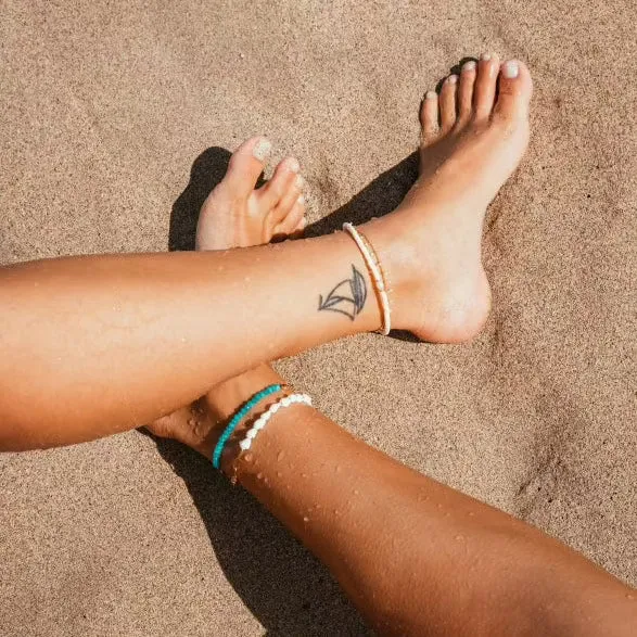 Windansea Anklets ~ Salty Shells