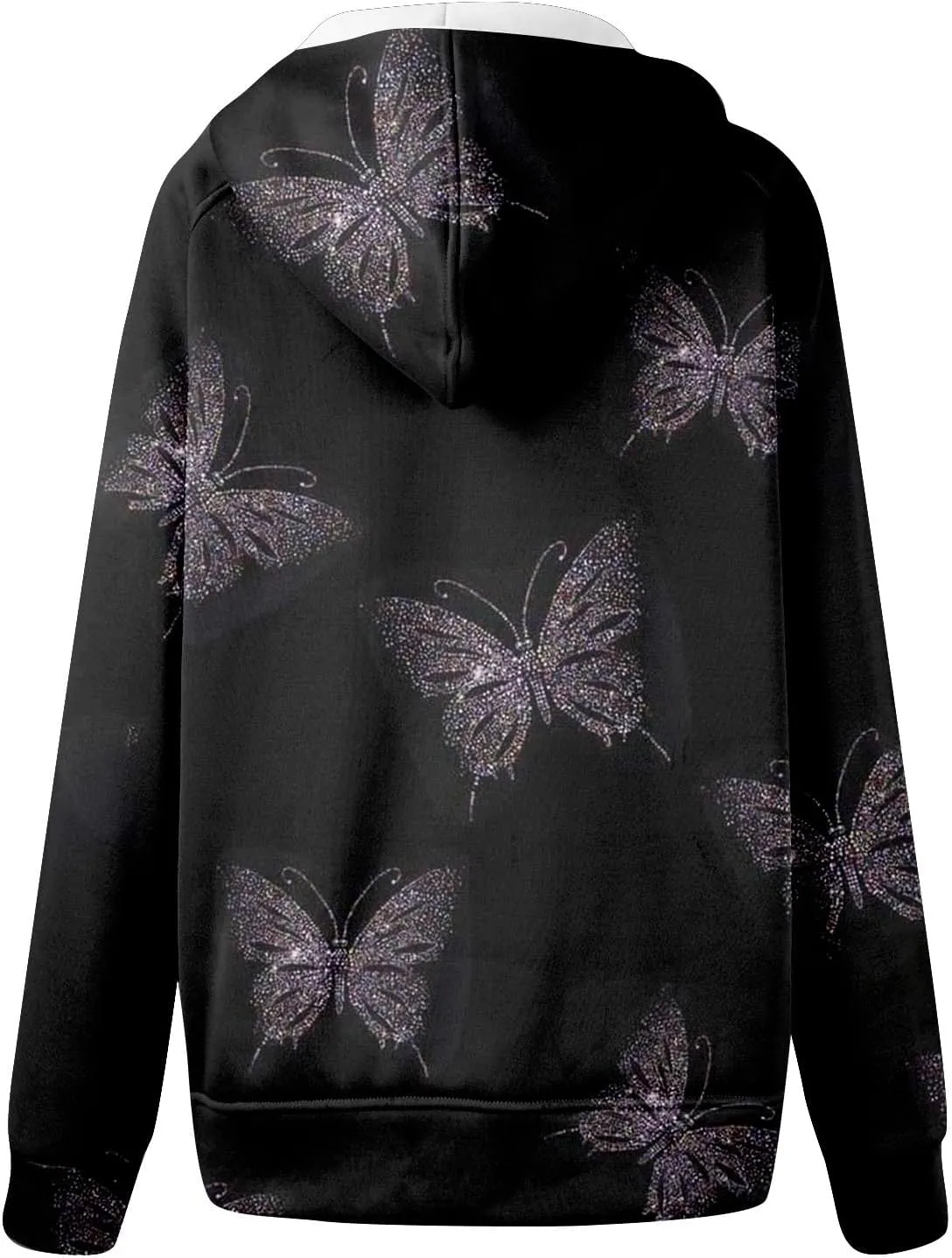 Women Zip Up Hoodie Fall Crop Top Thumb Hole Patterned Cute Hoodies Winter Vintage Long Sleeve Clothes With Pockets